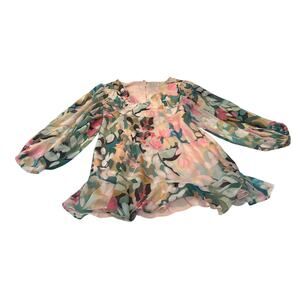 M1-107 SAIGE + PAIGE Women's Dress Floral Medium